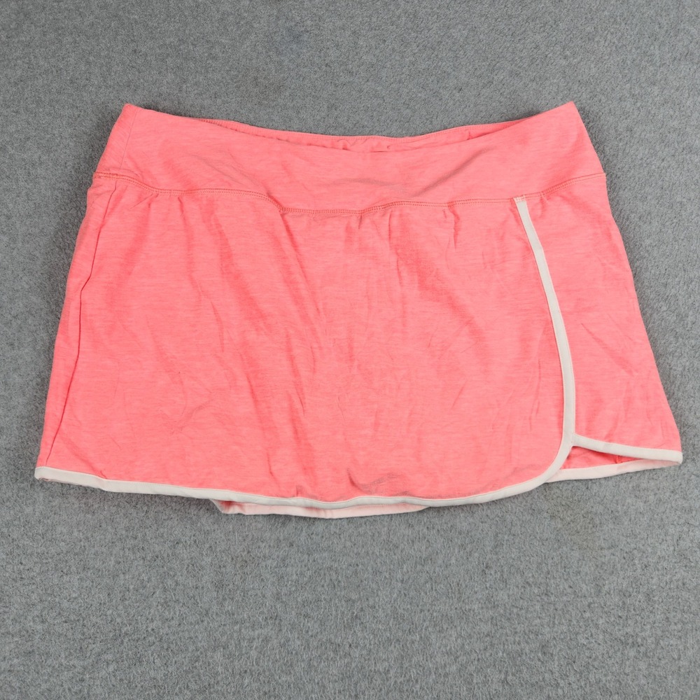 Athletic Works Skort Womens XXL Pink Coral Freeze Heather DriWorks Activewear